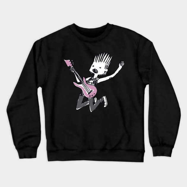 Punk Crewneck Sweatshirt by iribertegui